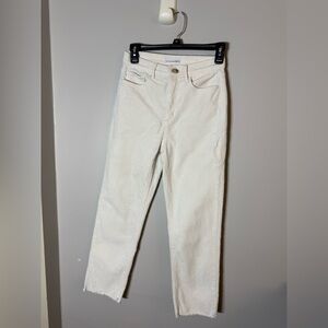 LOFT White Corduroy Skinny Pants – Size 26 / 2